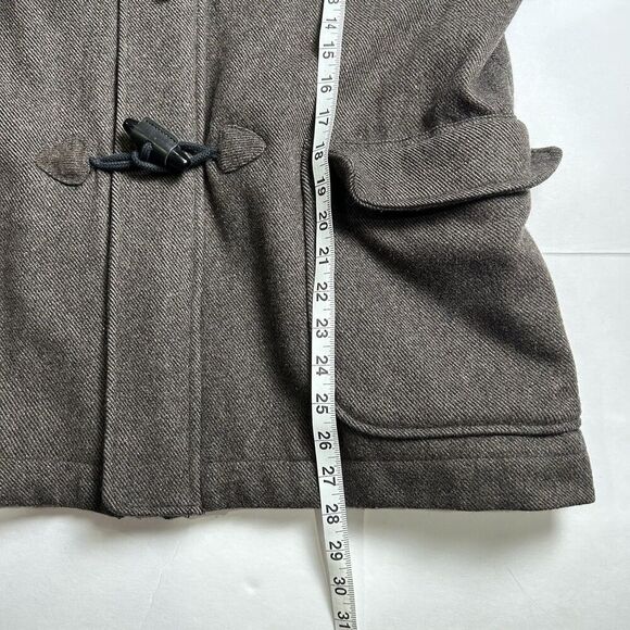GAP Coat Womens Large Tweed Wool Blend Toggle Button Jacket - Picture 7 of 12